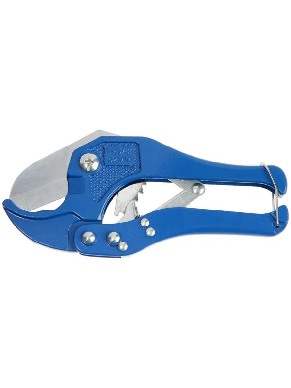 Ножницы для резки труб ТУНДРА по пластику, полуавтомат, усиленные, до 42 мм