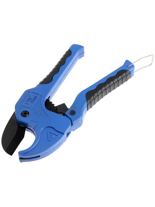 Ножницы для резки труб ТУНДРА по пластику, полуавтомат, усиленные, обрез. рукоятки, до 42 мм