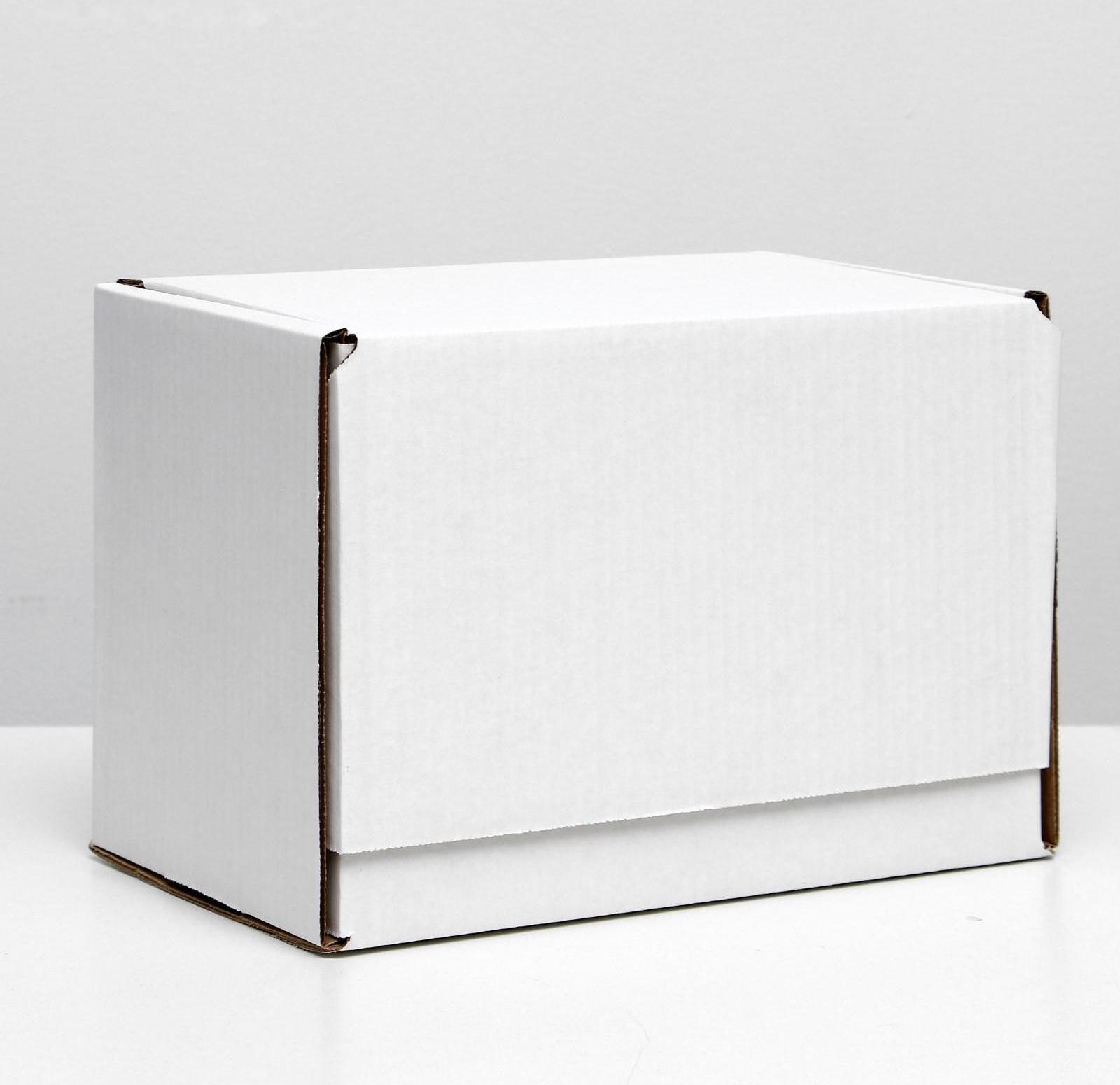 Коробка самосборная, белая, 26,5 х 16,5 х 19 см