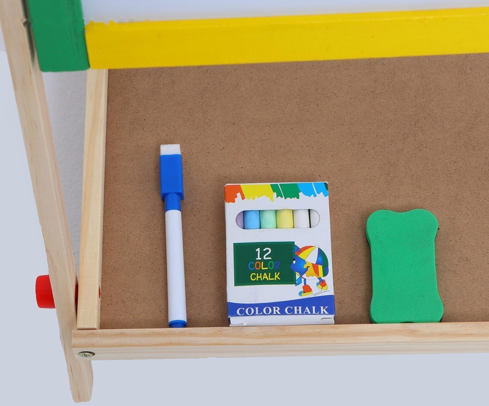 Мольберт детский двухсторонний «Премиум» в собранном виде 65 × 38,5 × 35 см