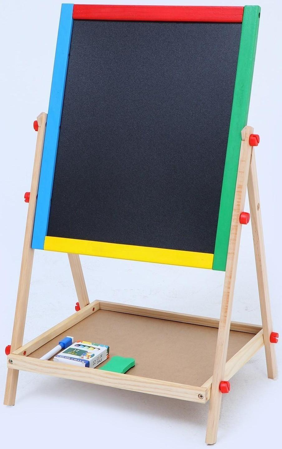 Мольберт детский двухсторонний «Премиум» в собранном виде 65 × 38,5 × 35 см