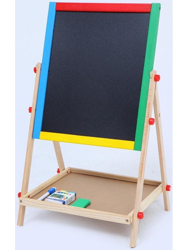 Мольберт детский двухсторонний «Премиум» в собранном виде 65 × 38,5 × 35 см