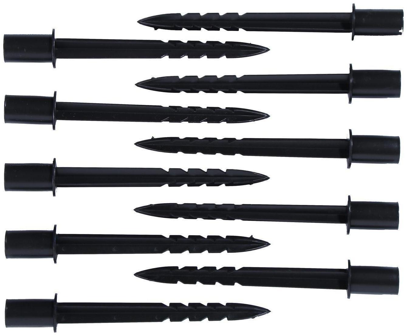 Набор колышков для крепления парниковых дуг, d = 20 мм, h = 22 см, набор 10 шт.