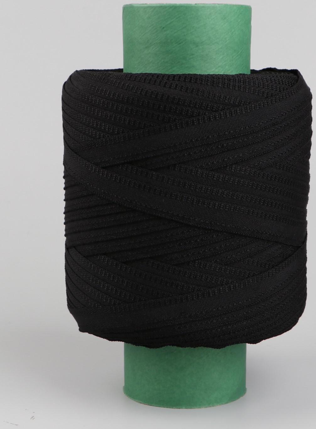 Лента брючная, 15 мм, 200 ± 1 м, цвет чёрный