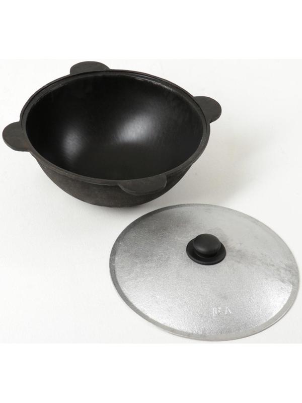 Набор для плова: казан 10л, печь под казан, шумовка 47см, приправа в подарок