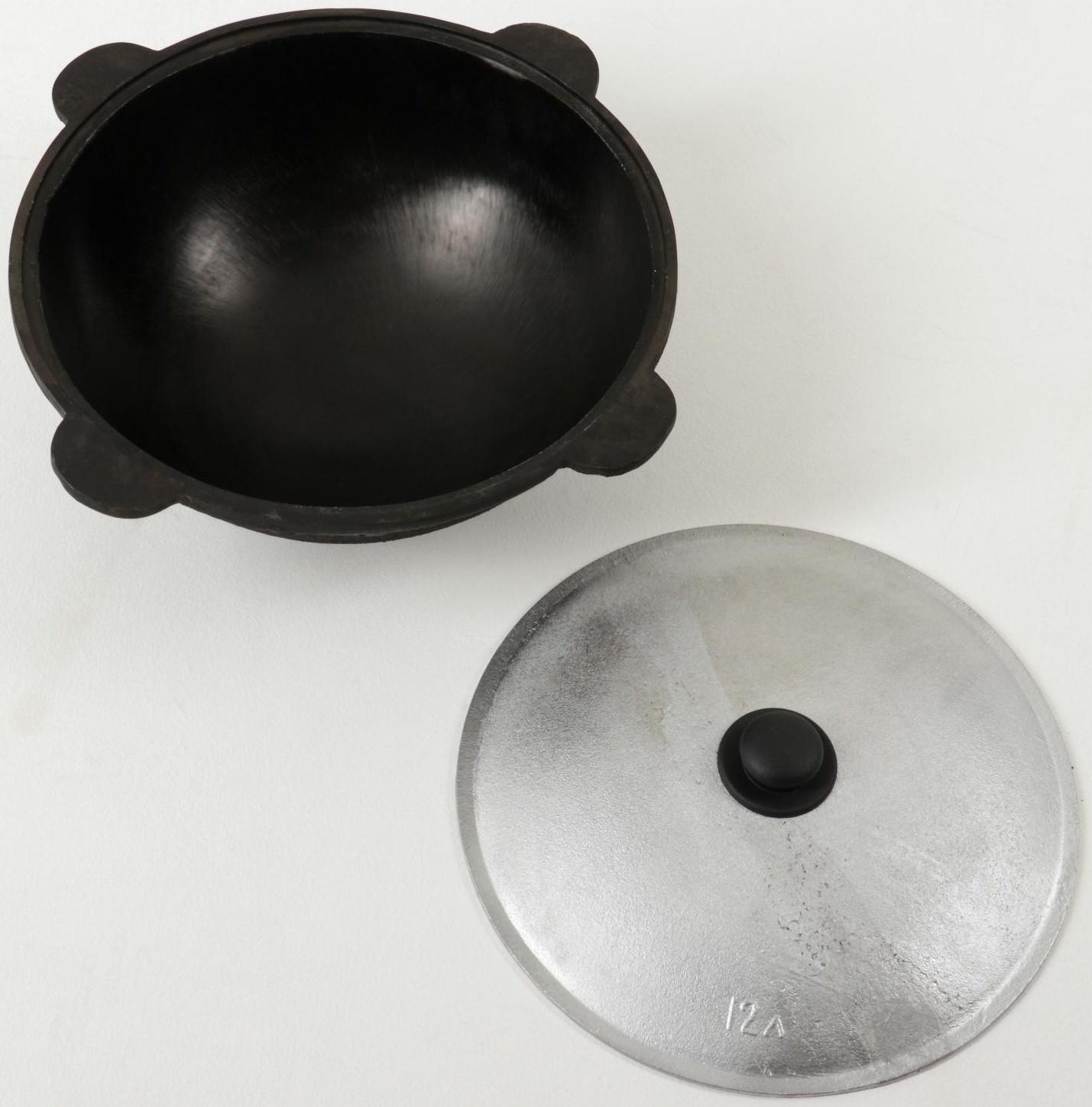 Набор для плова: казан 12л, печь под казан, шумовка 47см