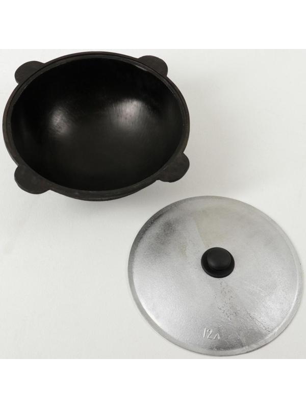 Набор для плова: казан 12л, печь под казан, шумовка 47см