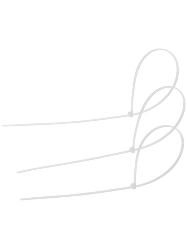 Хомут Нейлоновый 3,6х400, белый , набор 100 шт