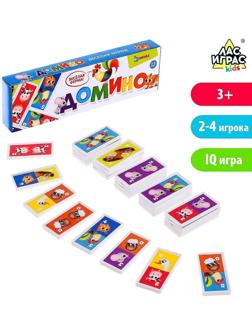 Домино «Весёлая ферма», пластик, 28 деталей