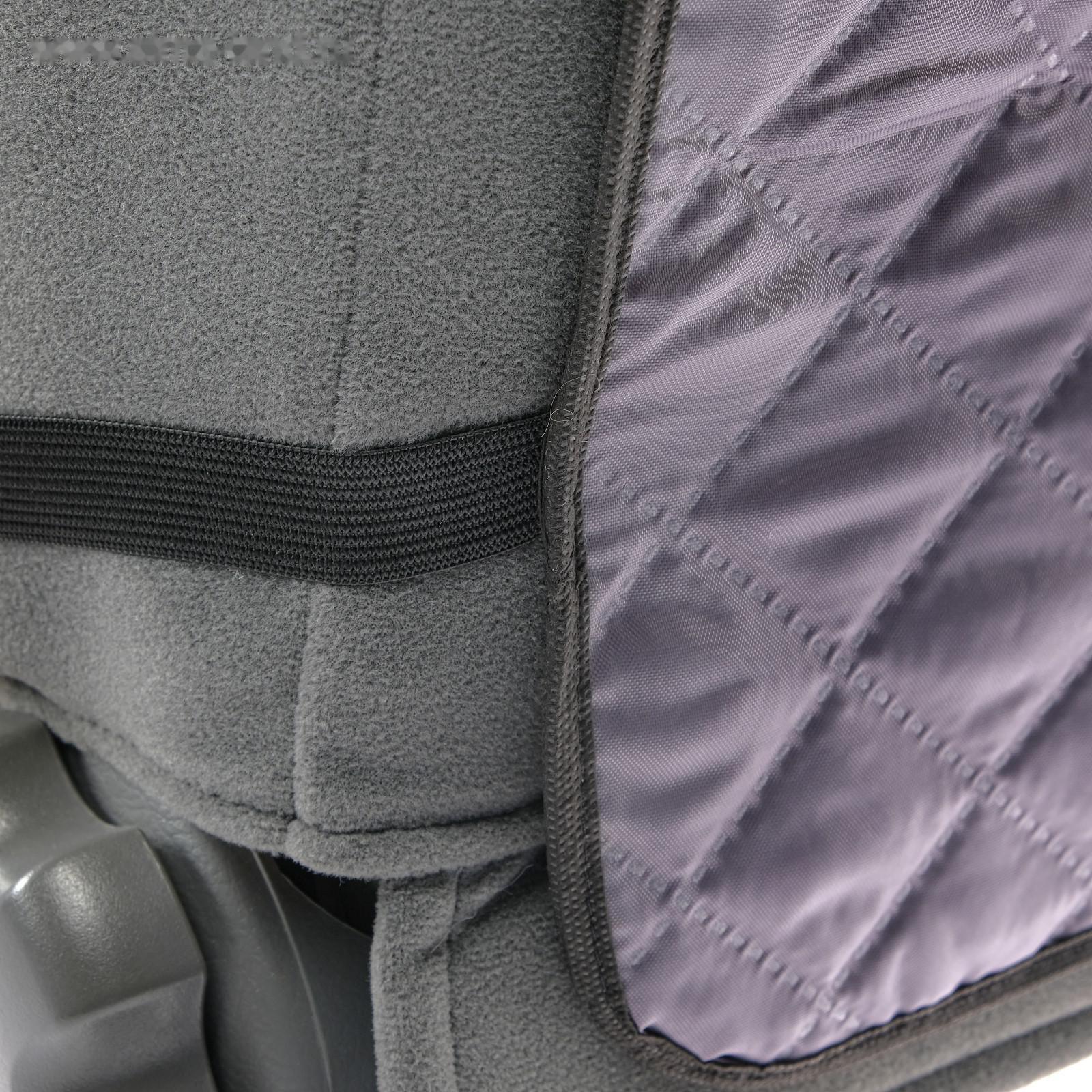 Накидка-незапинайка на спинку, оксфорд, ромб, серый, 60х40 см