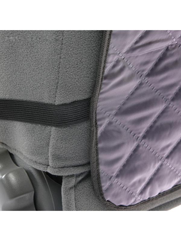 Накидка-незапинайка на спинку, оксфорд, ромб, серый, 60х40 см