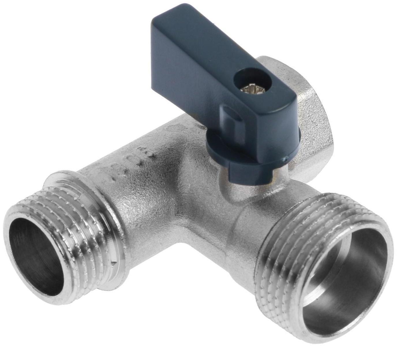 Кран шаровой AQUALINK, трехпроходной, 1/2