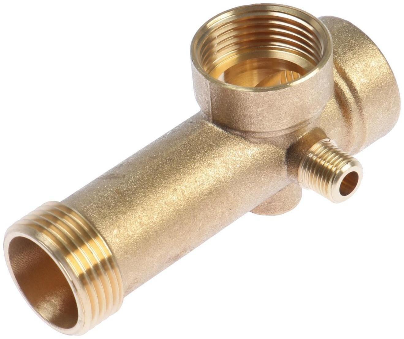 Штуцер пятивыводной TAEN, для монтажа манометра и реле давления, 110 мм