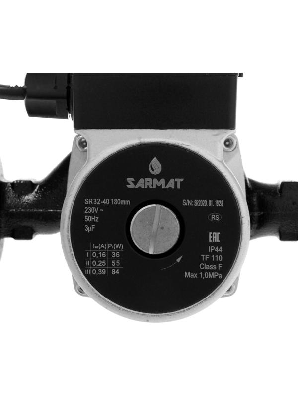 Насос циркуляционный SARMAT SR 32-40, 36/55/84 Вт, напор 4 м, кабель 1.2 м