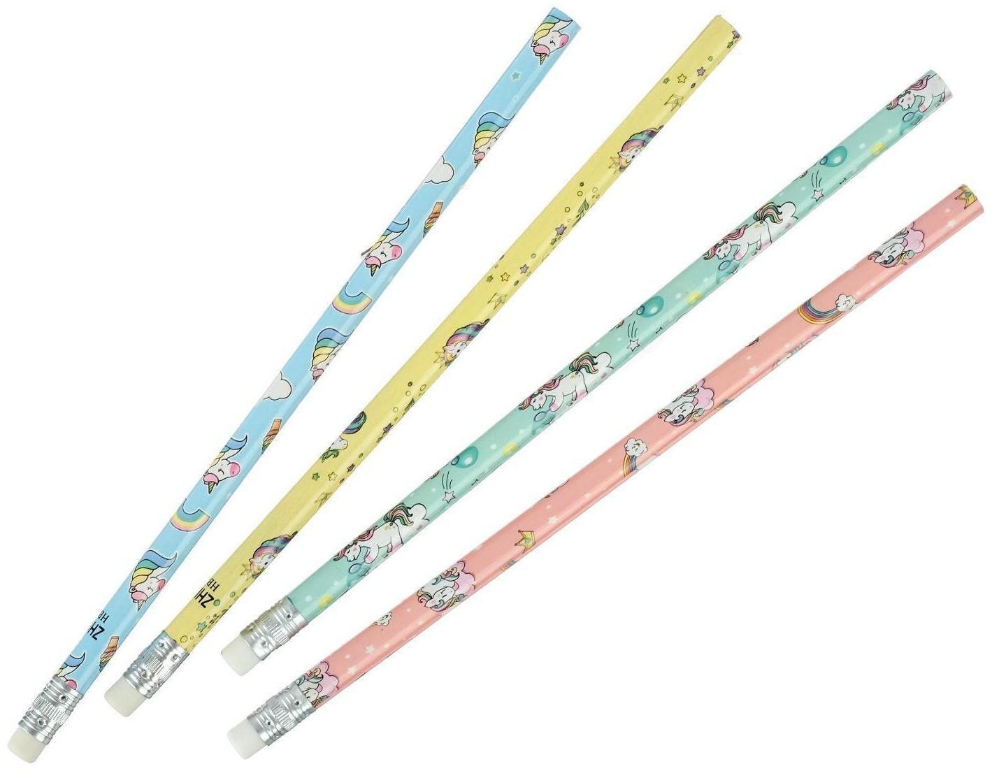 Карандаш чернографитный с ластиком 