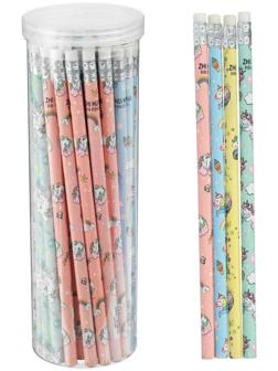 Карандаш чернографитный с ластиком 