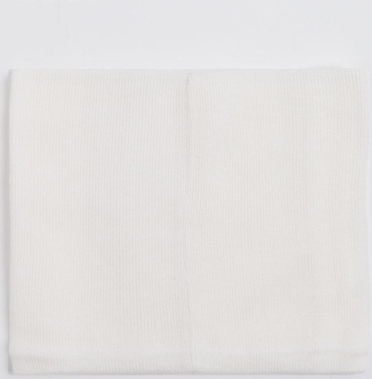 Шарф-снуд детский, цвет молочный, размер 45х21