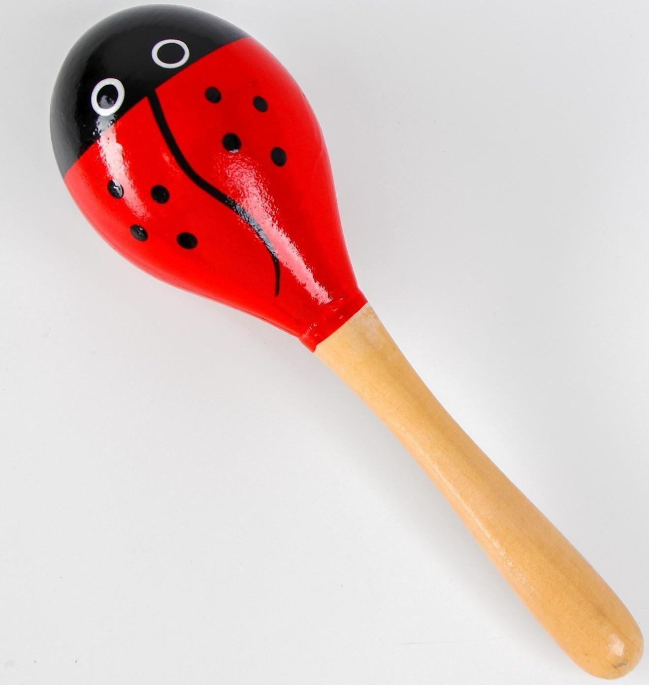 Деревянная игрушка «Маракас»,в ассорт., 19 см, МИКС