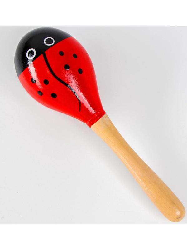 Деревянная игрушка «Маракас»,в ассорт., 19 см, МИКС