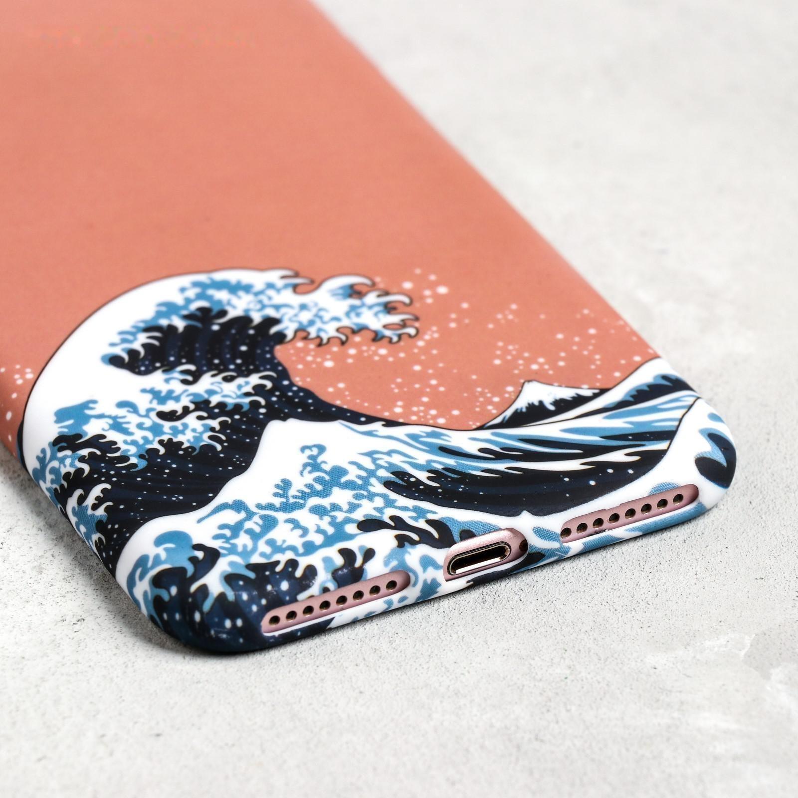 Чехол для телефона iPhone 7/8 plus «Большая волна», 7,7 х 15,8 см