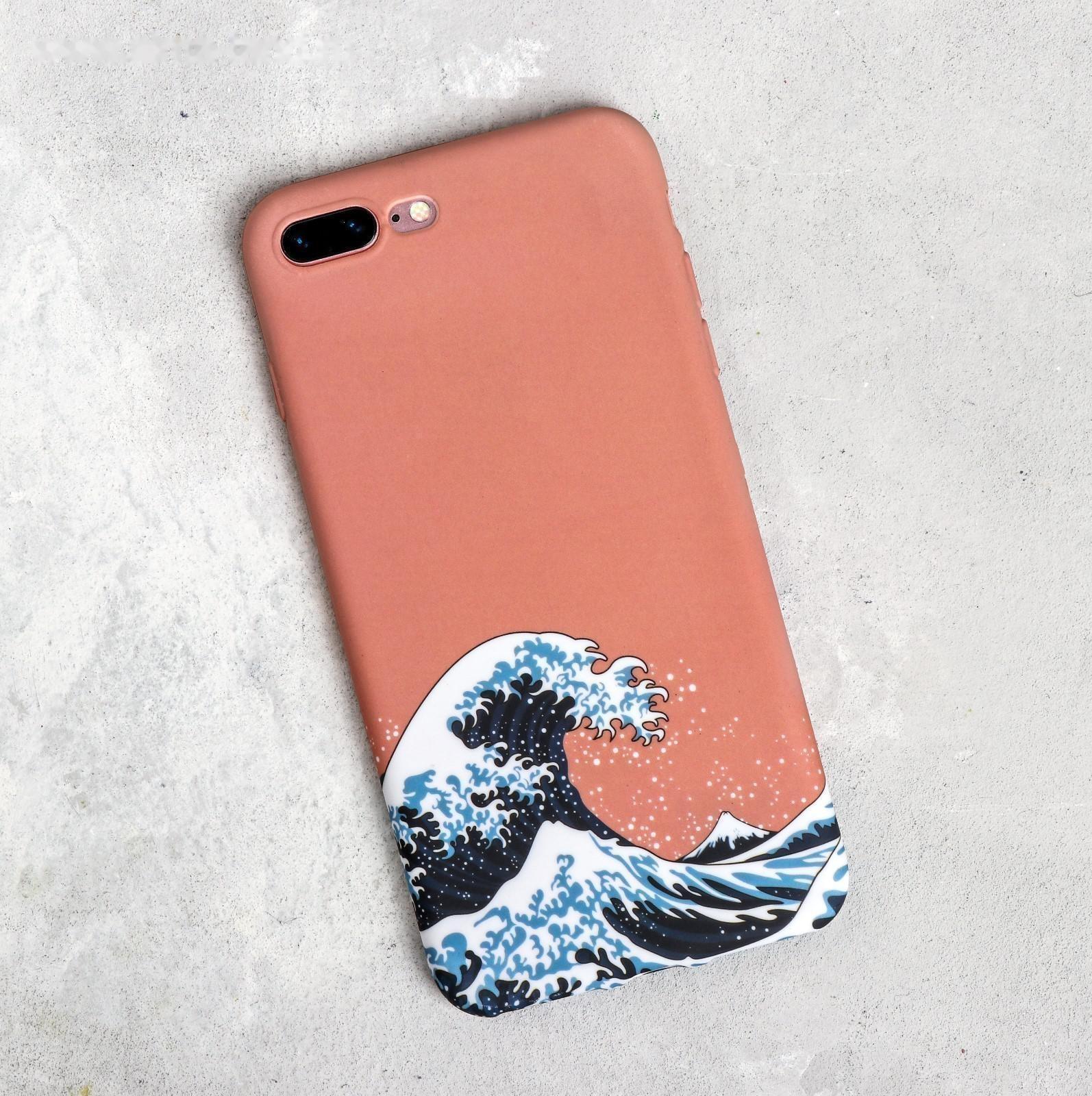 Чехол для телефона iPhone 7/8 plus «Большая волна», 7,7 х 15,8 см