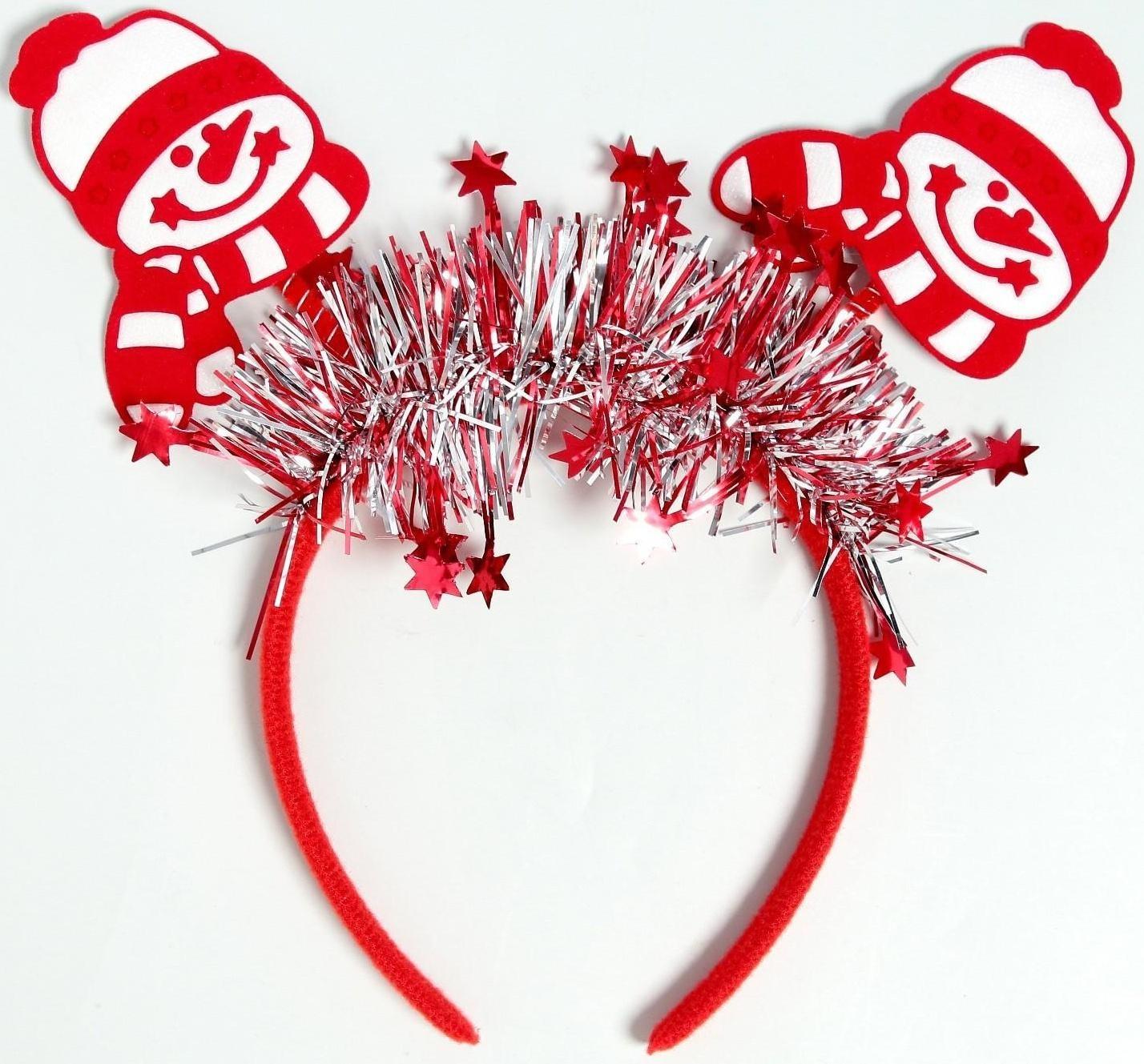 Карнавальный ободок «Снеговик»