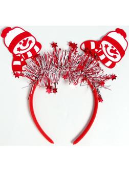 Карнавальный ободок «Снеговик»