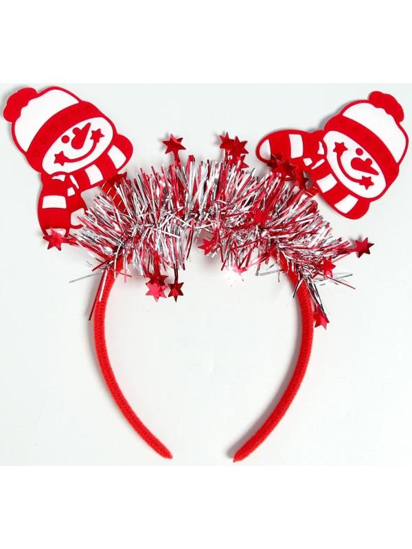 Карнавальный ободок «Снеговик»