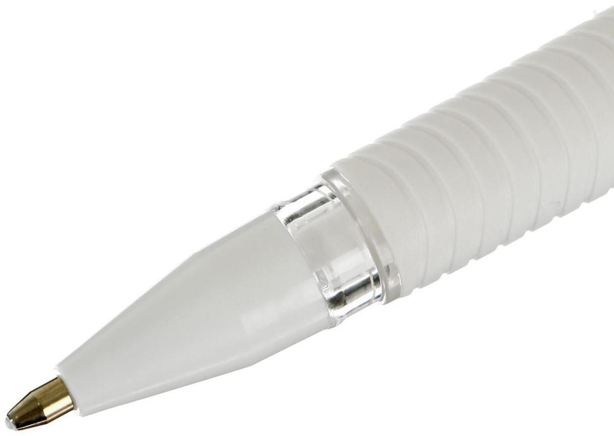 Ручка гелевая Pensan Neon Gel, чернила неоново-белые, узел 1 мм, линия письма 0,5 мм