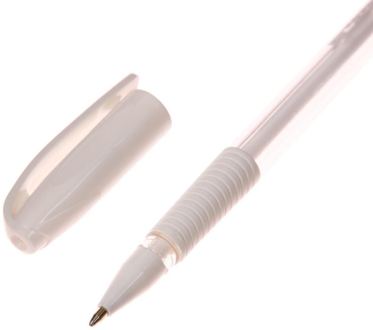 Ручка гелевая Pensan Neon Gel, чернила неоново-белые, узел 1 мм, линия письма 0,5 мм