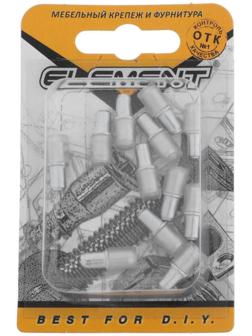 Стеклодержатель 5x16 мм, цвет никель, 12 шт.