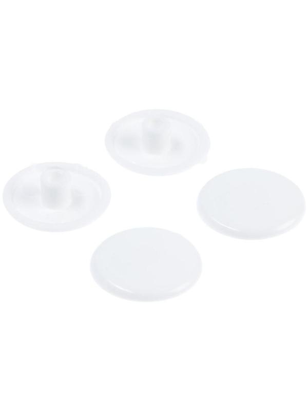 Заглушки на мебельную стяжку 7 мм, белый, 50 шт.