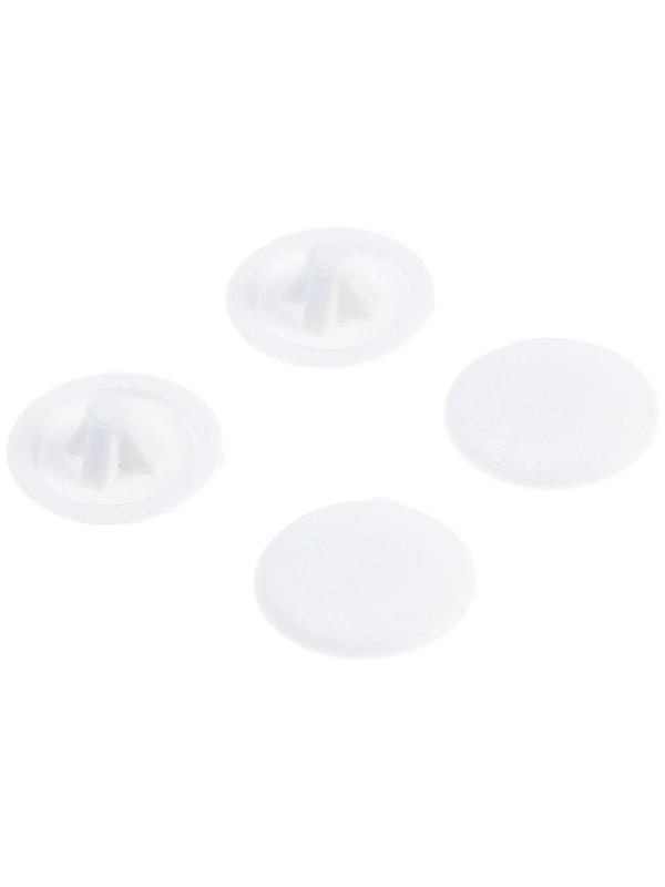 Заглушки на шуруп №3, белый, 40 шт.