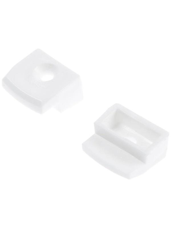 Зеркалодержатель пласт.прям., белый, 8 шт.