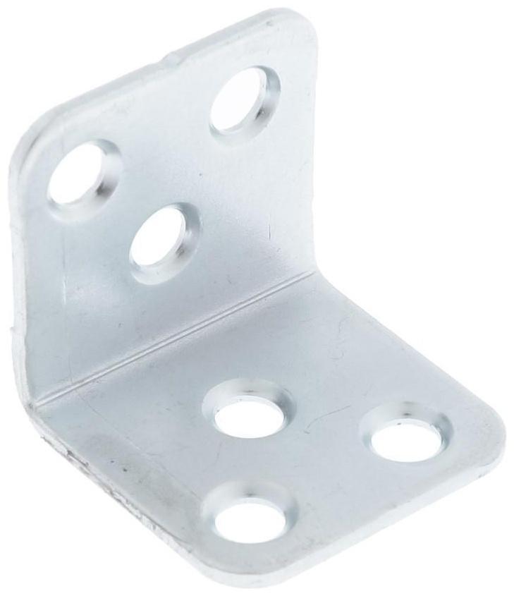 Уголок мебельный 30х30х30, цвет белый цинк, 1 шт.