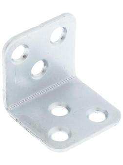 Уголок мебельный 30х30х30, цвет белый цинк, 1 шт.