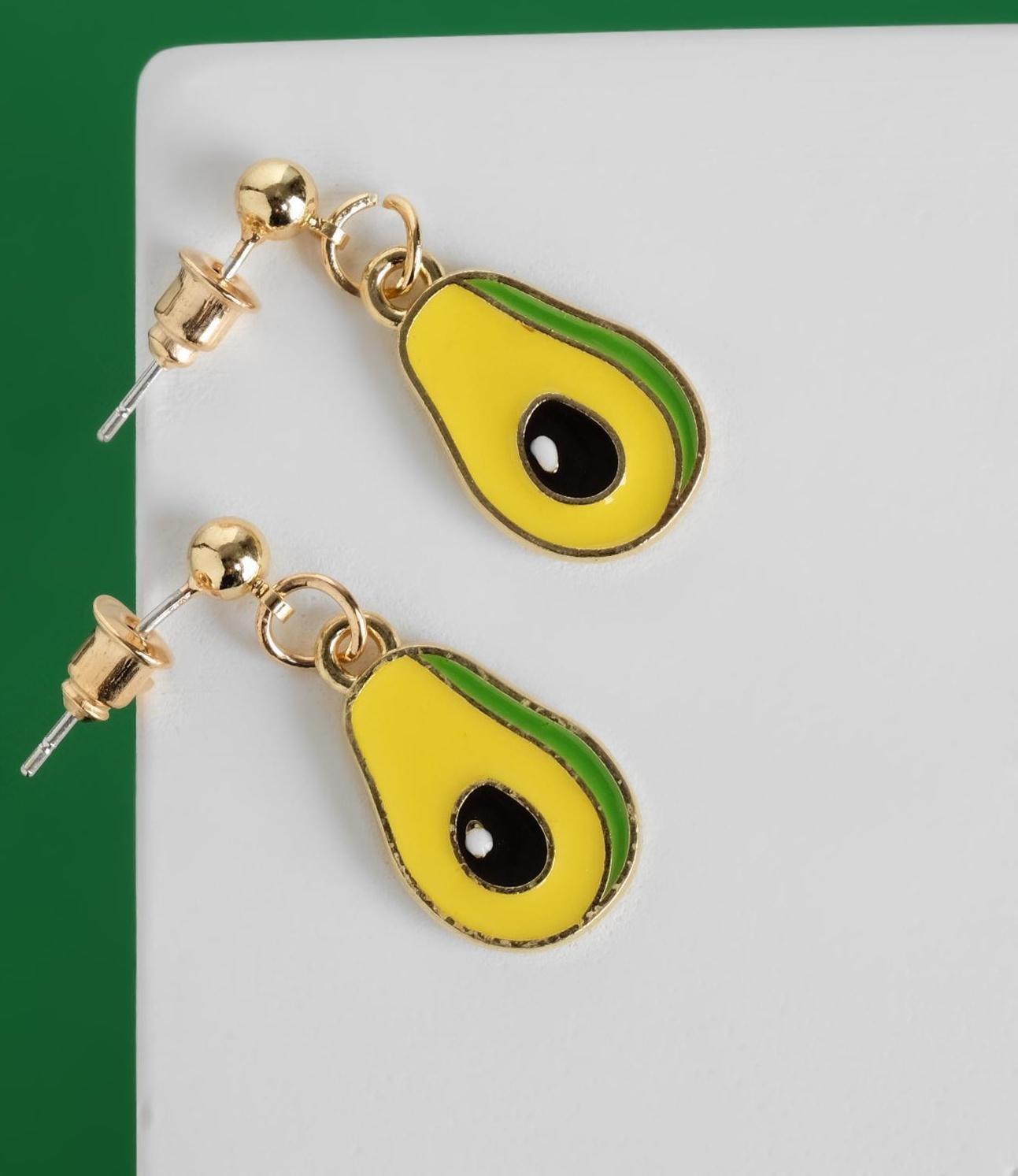 Серьги эмаль 