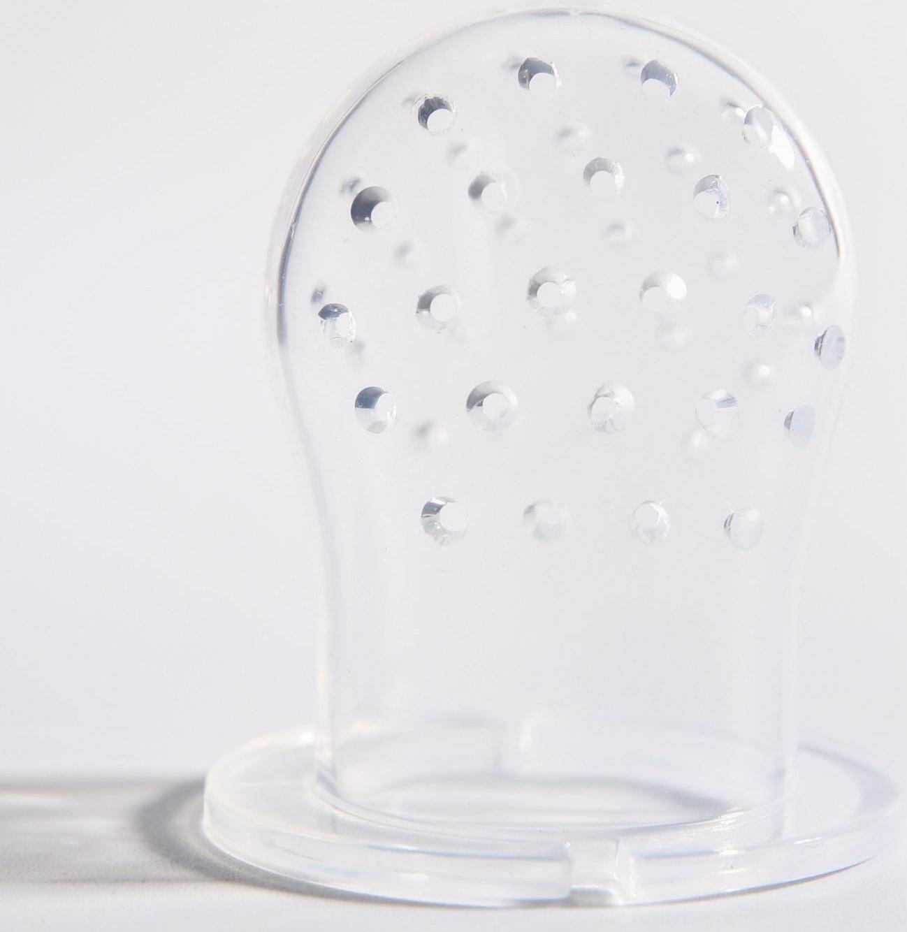 Ниблер с силиконовой сеточкой, вращ.поршень, цвет голубой