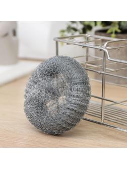 Губка для посуды металлическая Raccoon, плетёная, оцинкованная, 30 гр