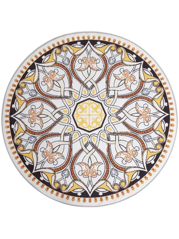 Ковер Этель «Узорная графика» d=120 см, 700г/м2