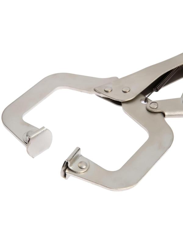 Зажим ручной ТУНДРА, точечный захват, подвижные губки, с фиксатором, 275 мм