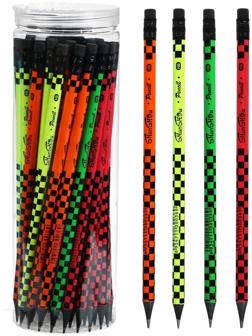 Карандаш чернографитный с ластиком 