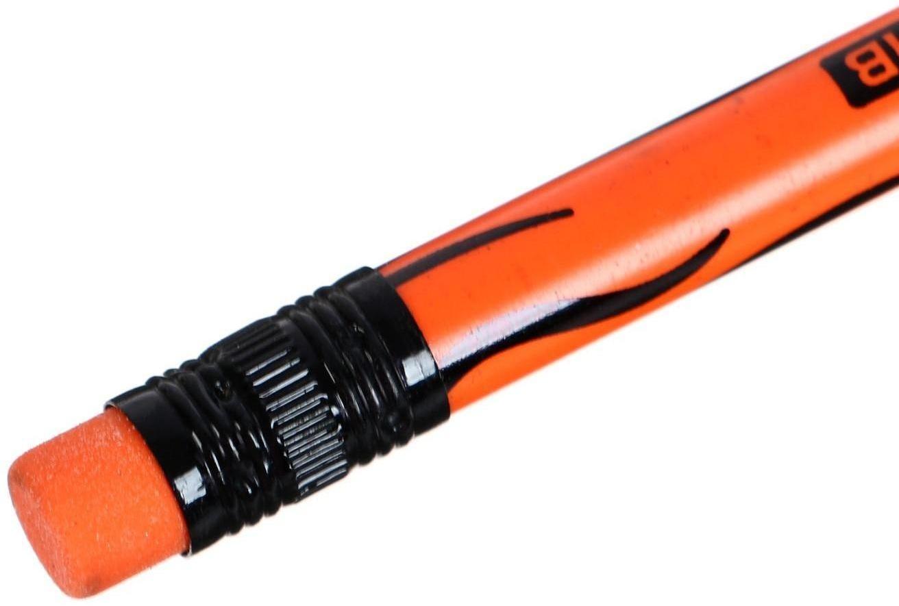 Карандаш чернографитный, твёрдость НВ, 