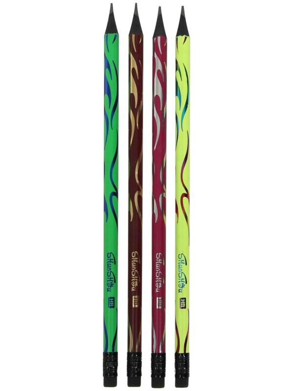 Карандаш чернографитный, твёрдость НВ, 