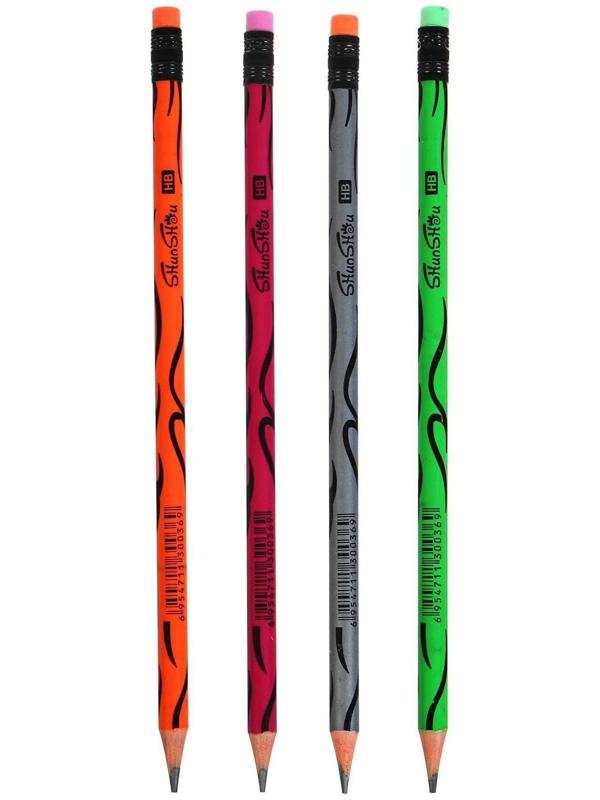 Карандаш чернографитный, твёрдость НВ, 