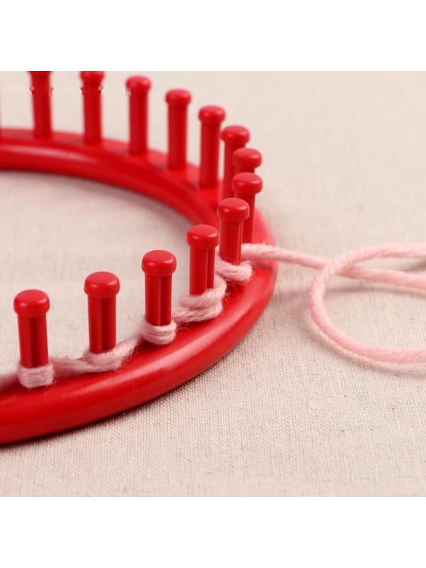 Набор для вязания «Лумы», d = 14/19/24/29 см, игла и крючок в комплекте, цвет разноцветный