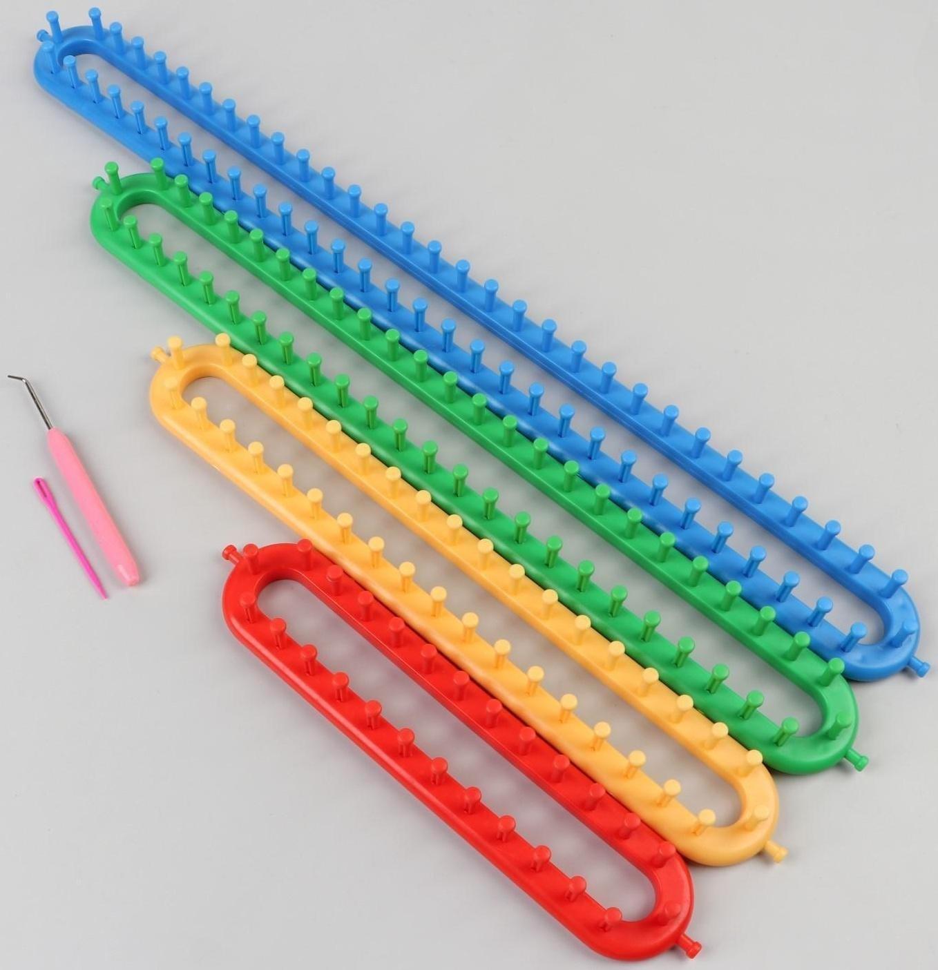 Набор для вязания «Лумы», 25/36/47/57 см, игла и крючок в комплекте, цвет разноцветный