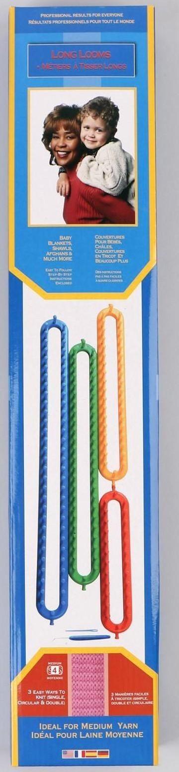 Набор для вязания «Лумы», 25/36/47/57 см, игла и крючок в комплекте, цвет разноцветный