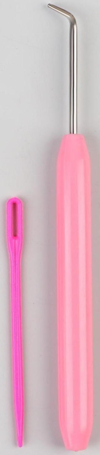 Набор для вязания «Лумы», 25/36/47/57 см, игла и крючок в комплекте, цвет разноцветный