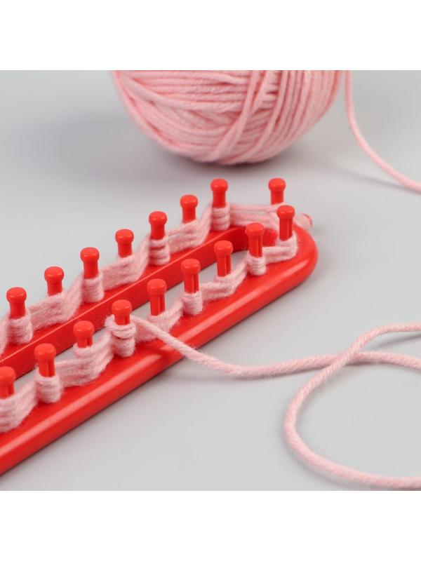 Набор для вязания «Лумы», 25/36/47/57 см, игла и крючок в комплекте, цвет разноцветный